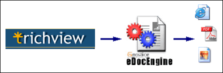 eDocEngine converts TRichView documents to PDF, HTML and graphic formats